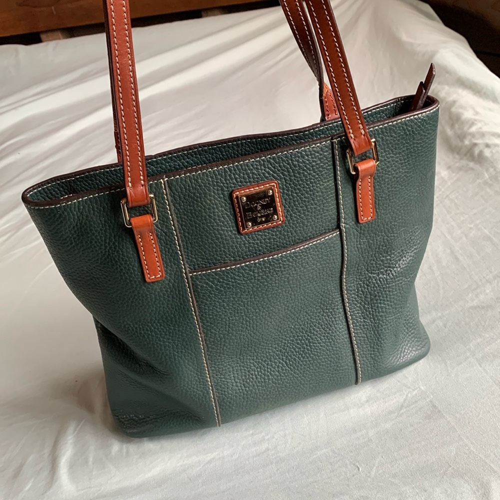 Dooney & Bourke green leather handbag
